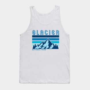 glacier national park retro vintage Tank Top